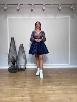 Vestido Azul Marinho