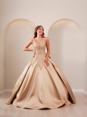 Vestido Bege