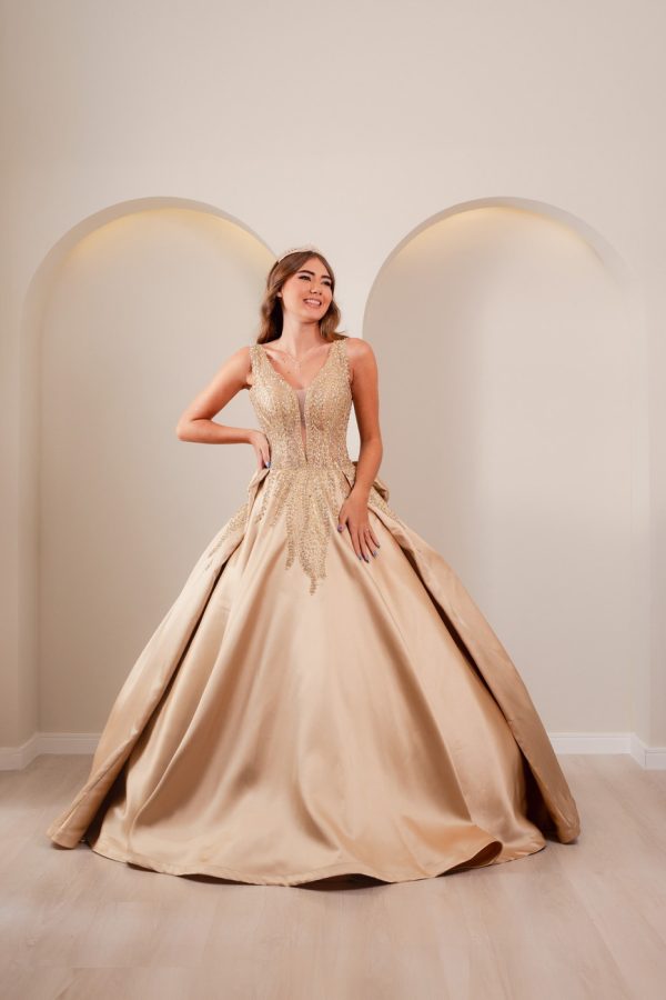Vestido Bege