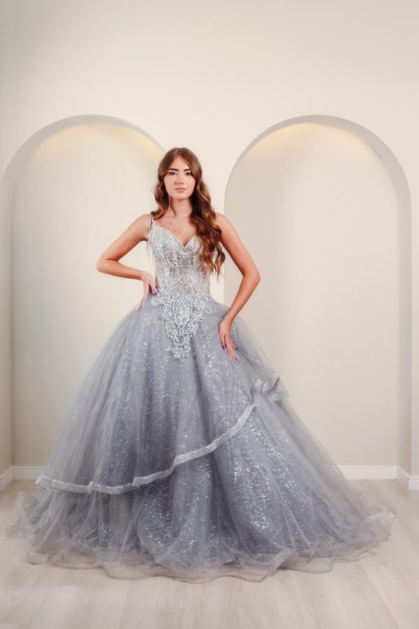 Vestido Cinza