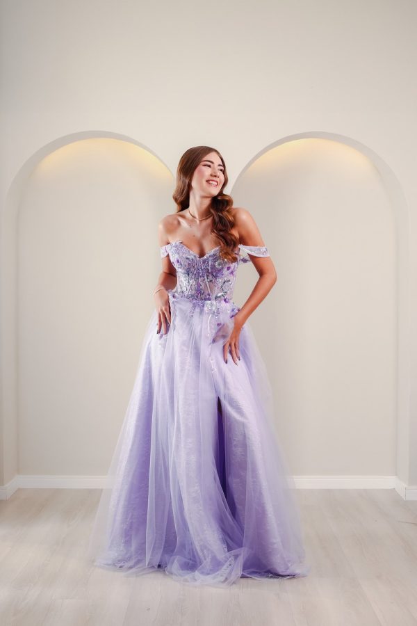 Vestido Lilás