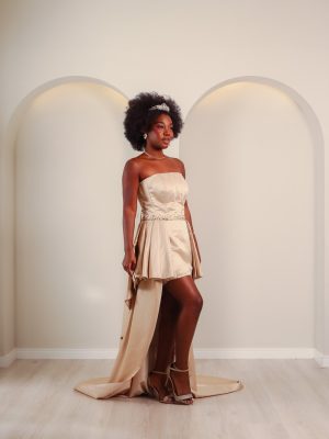 Vestido Bege