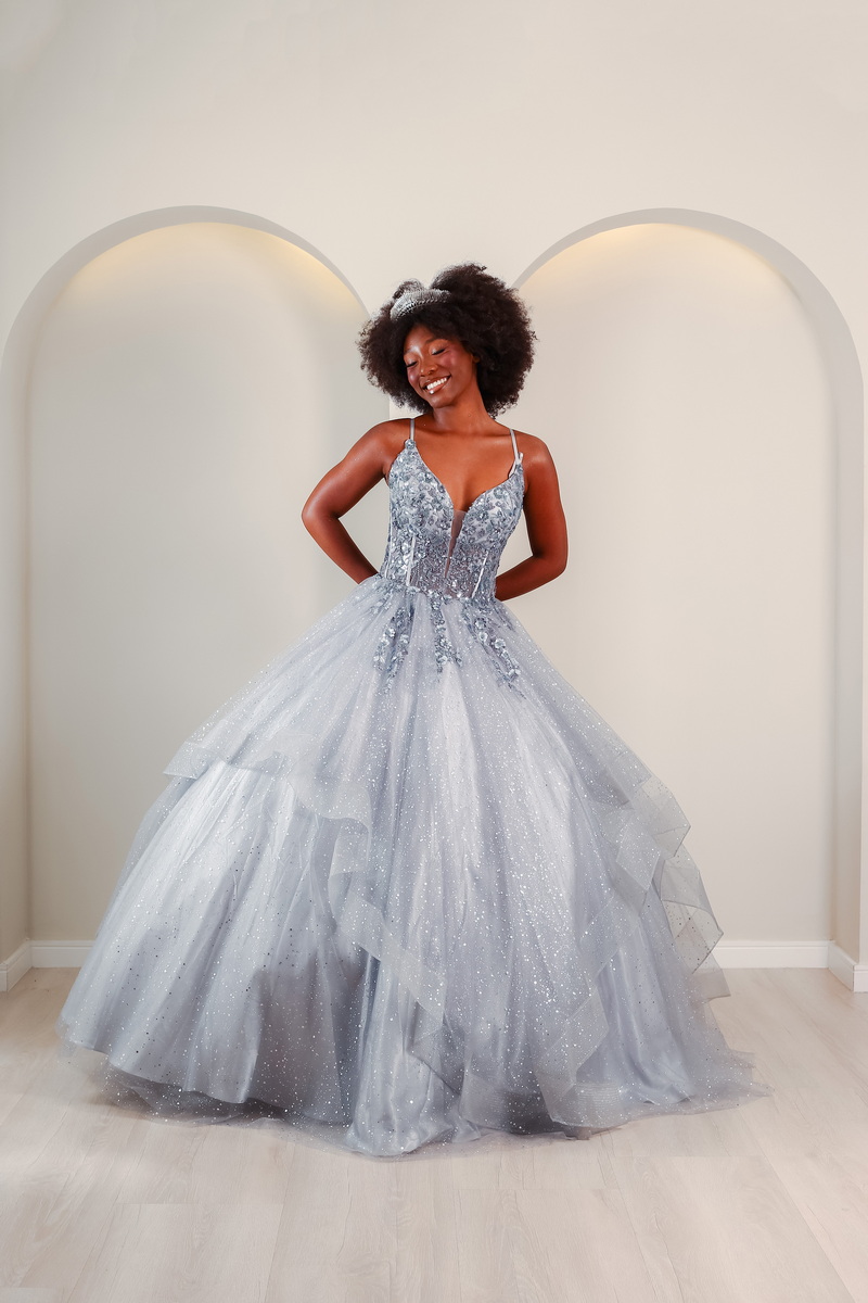 Vestido de Debutante Prata