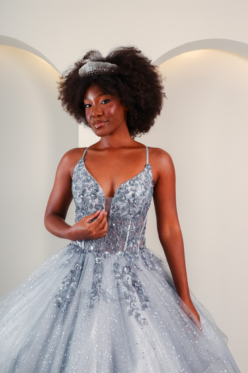 Vestido de Debutante Prata - Imagem 2