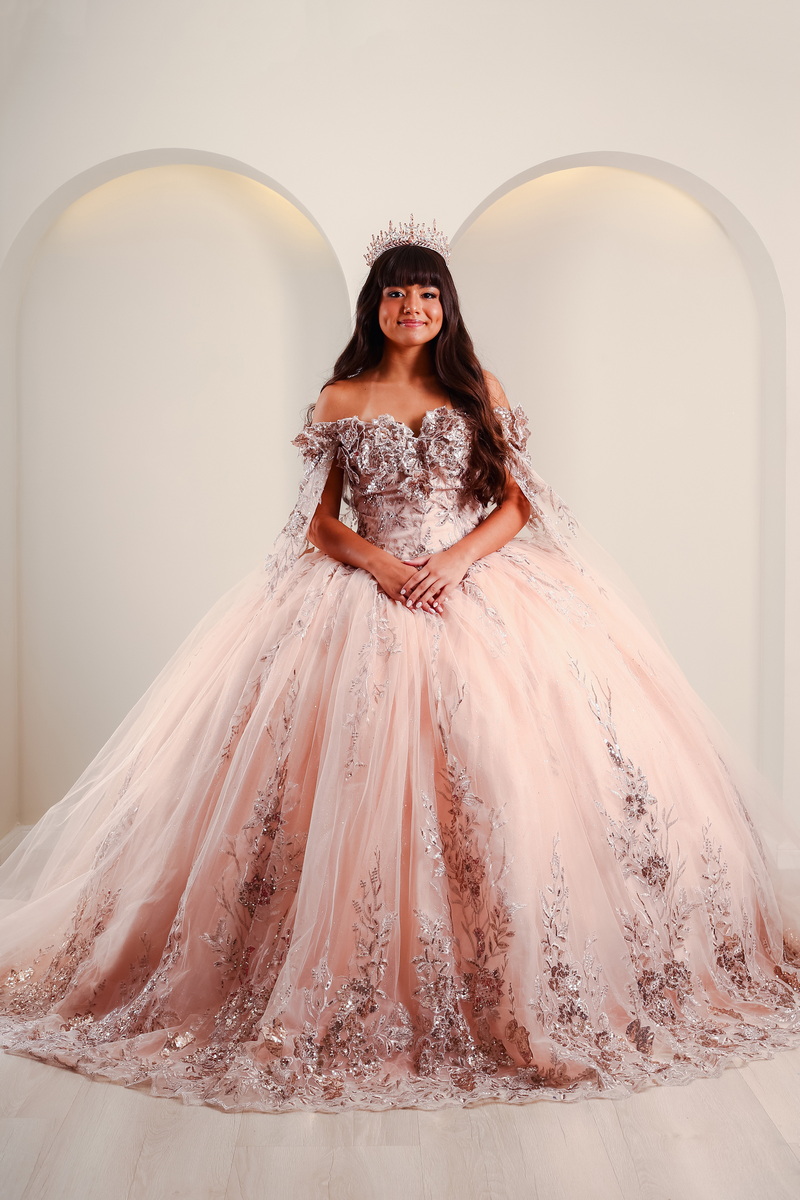 Vestido de Debutante Rosé