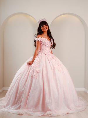 Vestido de Debutante Rosa