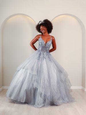 Vestido de Debutante Prata