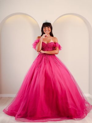Vestido de Debutante Pink