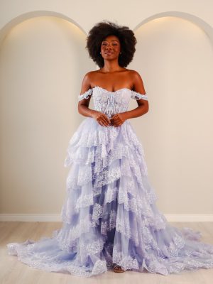 Vestido de Debutante Roxo