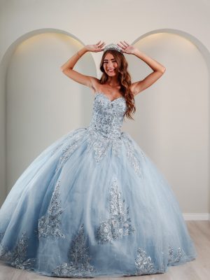 Vestido de Debutante Azul Celeste
